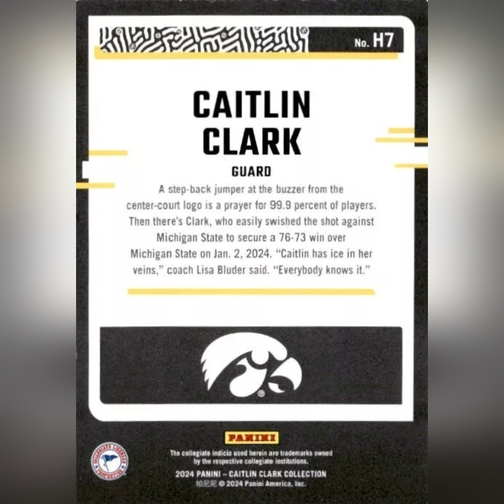 Caitlin Clark Rookie 🏀 WNBA Womens Basketball Trading Card 🔥 Indiana Fever - Picture 2 of 2